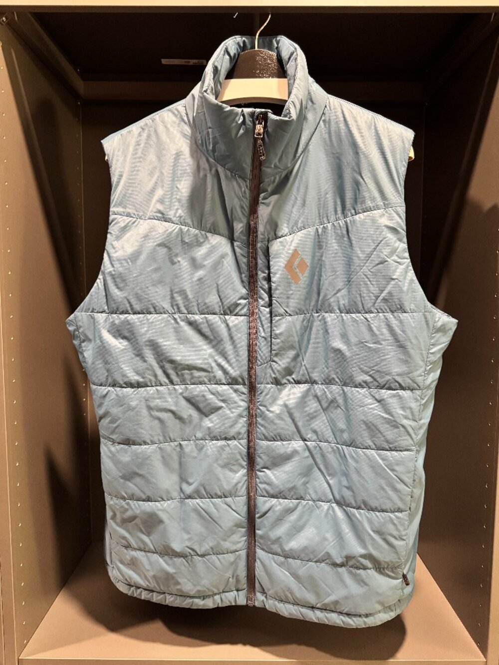 Black Diamond Solution Vest Men’s XL Creek Blue PrimaLoft Gold Insulated